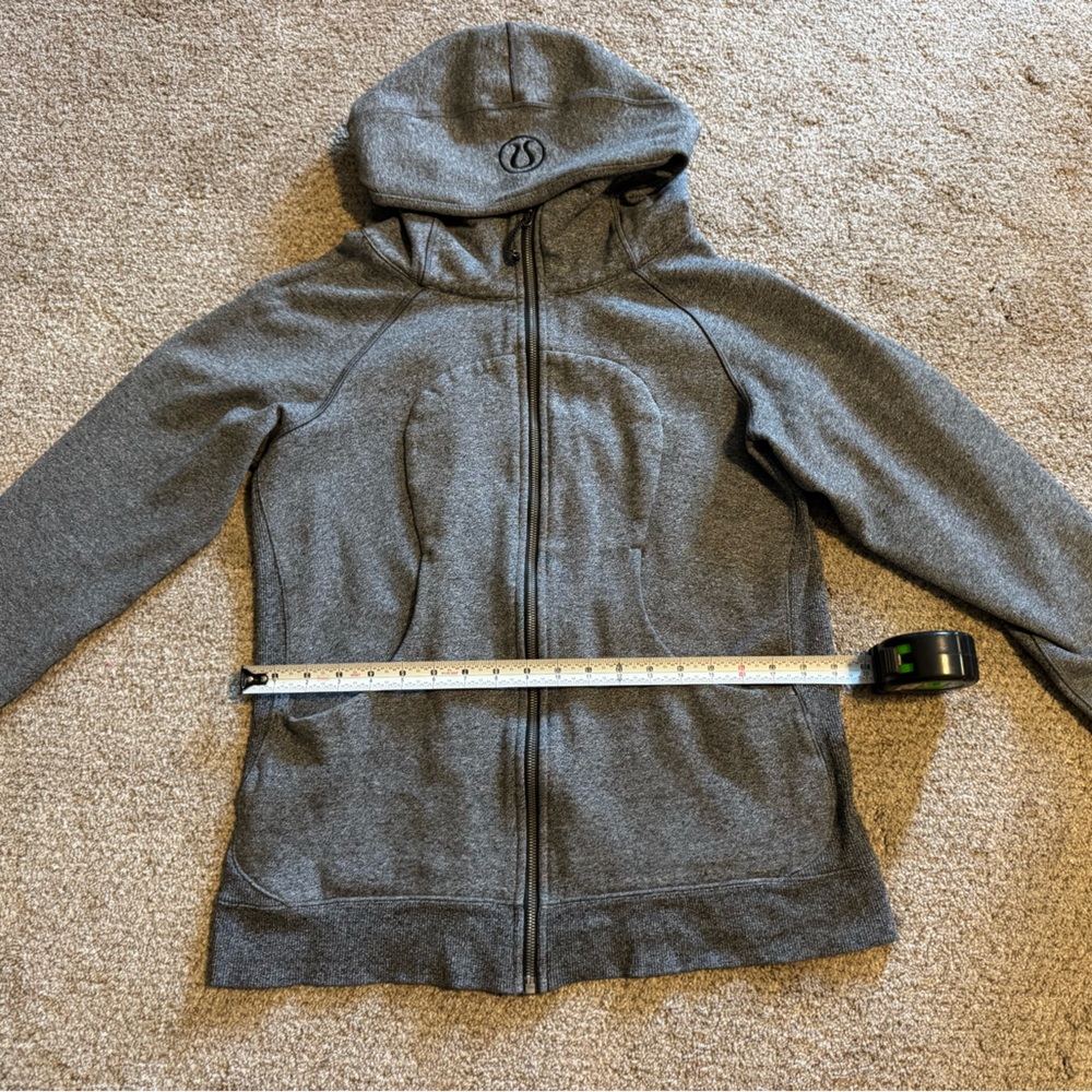 Lululemon Scuba Full-Zip Hoodie - Dark Grey with Black speckles